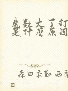 岁数大了打呼噜是什么原因引起的