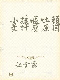 小孩呕吐头痛头晕什么原因引起的