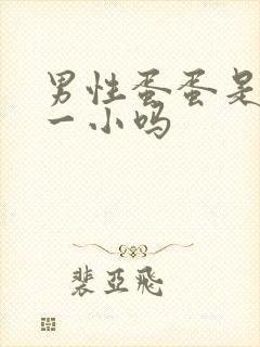 男性蛋蛋是一大一小吗