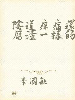 阴道痒痛还有豆腐渣一样的东西