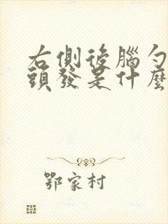 右侧后脑勺长白头发是什么原因