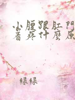 小腹跟肛门牵拉着疼什么原因女性