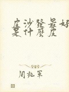 皮沙发最好的皮是什么皮