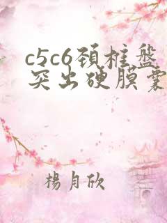 c5c6颈椎盘突出硬膜囊受压