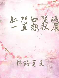 肛门口坠胀感,一直想拉屎