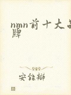 nmn前十大品牌