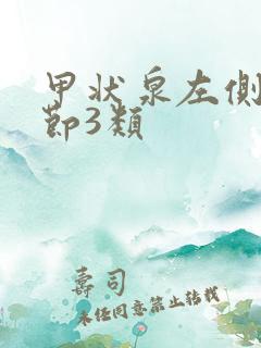 甲状泉左侧叶结节3类