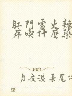 肛门处火辣辣的疼吃什么药