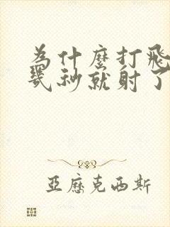 为什么打飞机十几秒就射了