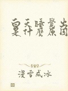 白天睡觉出汗多是什么原因