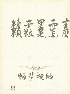 精子里面有透明颗粒是怎么回事