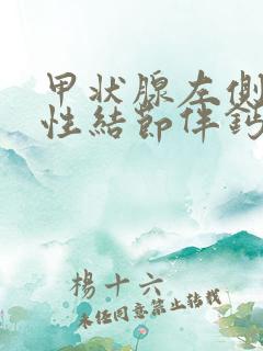 甲状腺左侧叶实性结节伴钙化4b