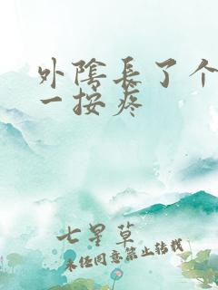 外阴长了个疙瘩一按疼