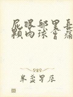 屁眼那里长了一颗肉球会痛