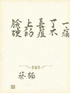 脸上长了一颗硬硬的痘不痛不痒