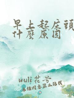 早上起床头晕是什么原因