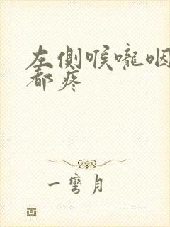 左侧喉咙咽口水都疼