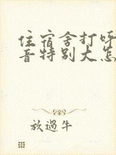 住宿舍打呼噜声音特别大怎么办