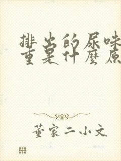 排出的尿味道很重是什么原因