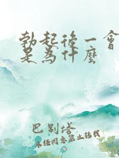 勃起后一会软了是为什么