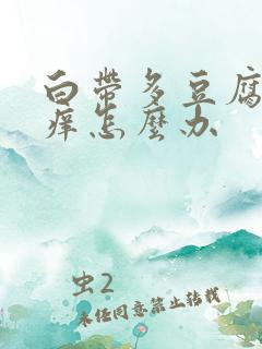 白带多豆腐渣瘙痒怎么办