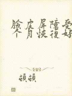 脸皮屏障受损几个月恢复好