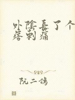 外阴长了个硬疙瘩刺痛