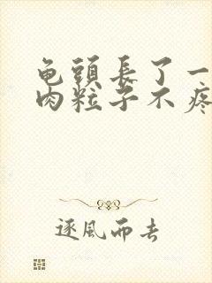 龟头长了一圈小肉粒子不疼不痒