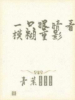 一只眼睛看东西模糊重影