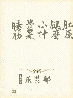 睡觉小腿肚子抽筋是什么原因