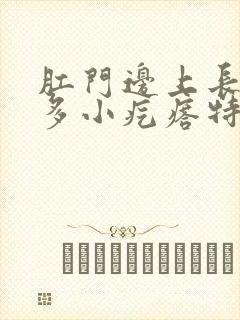 肛门边上长了好多小疙瘩特别痒