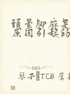 头晕脚麻是什么原因引起的