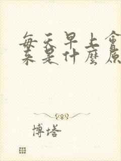 每天早上会硬起来是什么原因