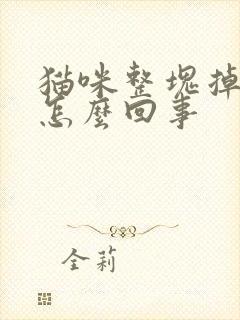 猫咪整块掉毛是怎么回事