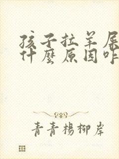 孩子拉羊屎蛋是什么原因咋调理好