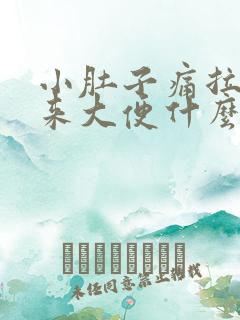 小肚子痛拉不出来大便什么原因