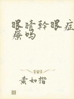 眼睛干眼症能治疗吗