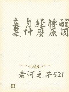 来月经腰酸头晕是什么原因引起的