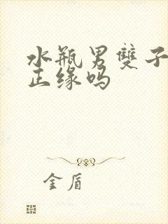 水瓶男双子女是正缘吗