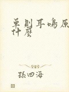 单则耳鸣原因是什么