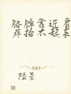 胳膊靠近肩膀处疼抬不起来