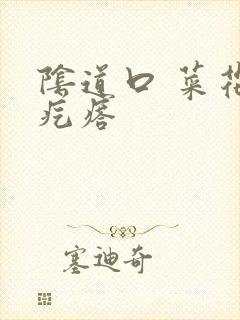 阴道口 菜花状疙瘩