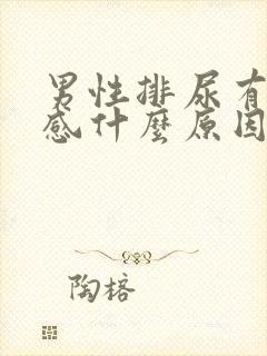 男性排尿有刺痛感什么原因