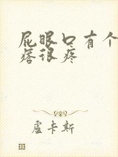 屁眼口有个硬疙瘩很疼