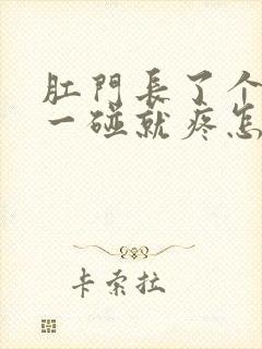 肛门长了个硬包一碰就疼怎么治疗