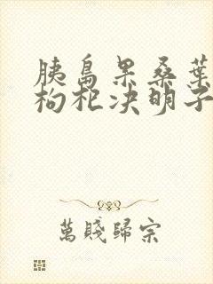 胰岛果桑叶葛根枸杞决明子玉米须泡茶