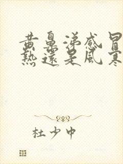 黄鼻涕感冒是风热还是风寒