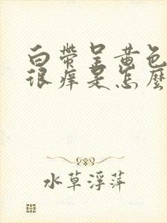 白带呈黄色水样很痒是怎么回事