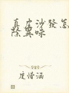 真皮沙发怎么去除异味