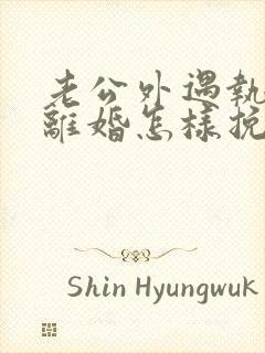 老公外遇执意要离婚怎样挽回